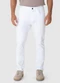 Malwee - Calça Slim em Sarja Branco - variação: Branco