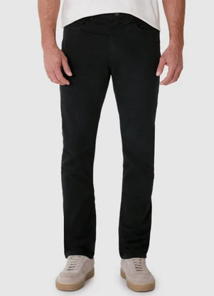 Malwee - Calça Slim em Sarja Preto - MALWEE