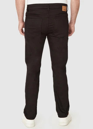 Malwee - Calça Slim em Sarja Super Stretch Preto - MALWEE
