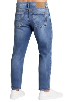 Aurus - Calça Slim Jeans Medio - AURUS