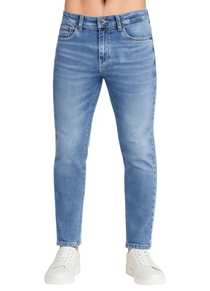 Aurus - Calça Slim Jeans Medio - AURUS