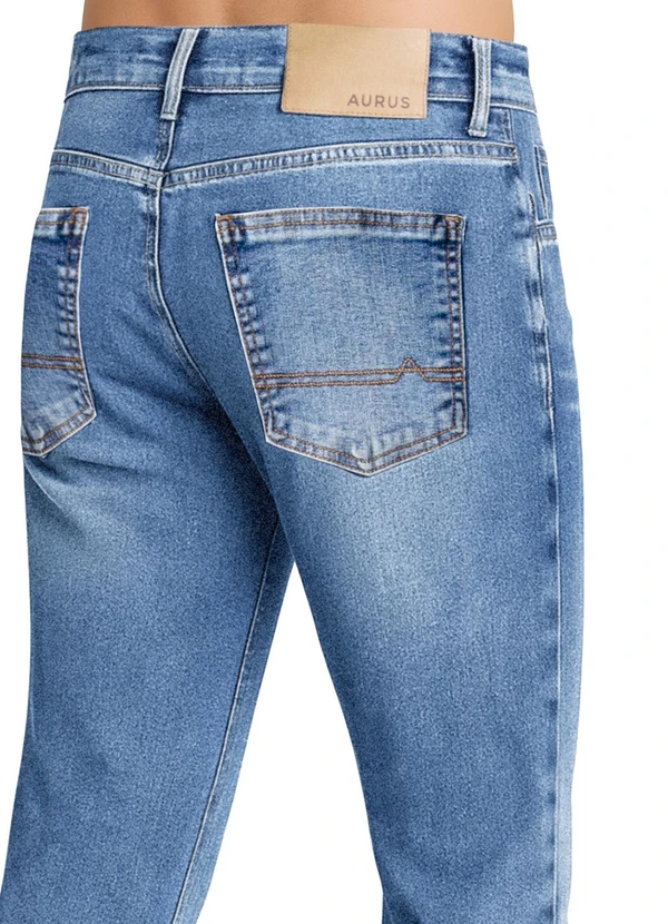 Aurus - Calça Slim Jeans Medio 4