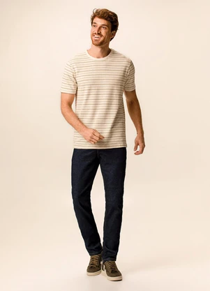 Malwee - Calça Slim Jeans Stretch Azul Escuro - MALWEE