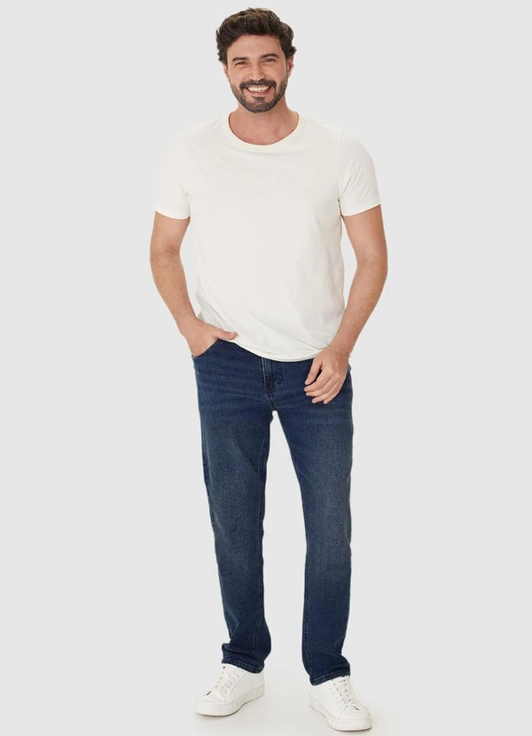 Malwee - Calça Small Slim Jeans Azul Escuro 3