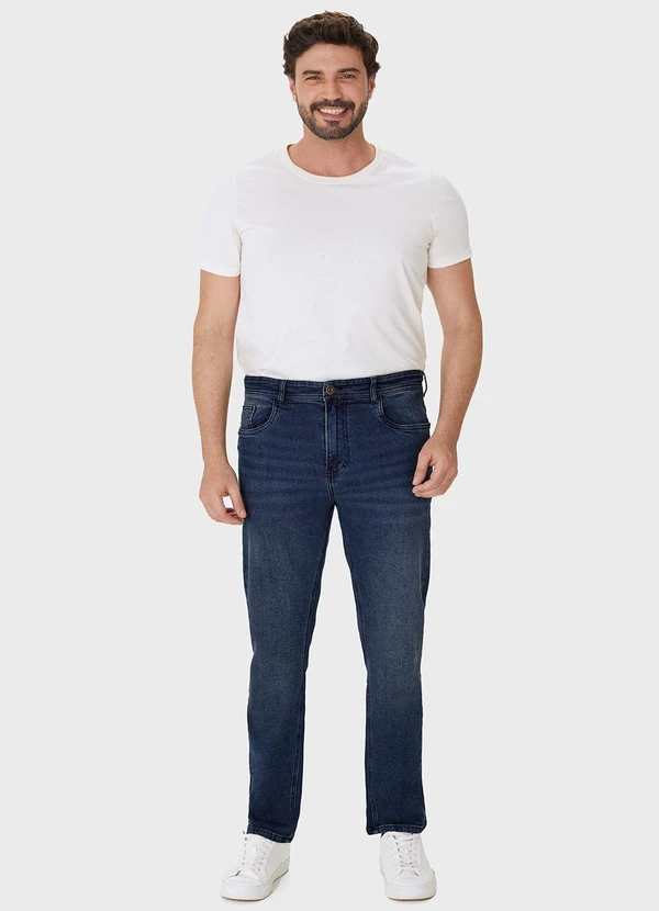 Malwee - Calça Small Slim Jeans Azul Escuro 5