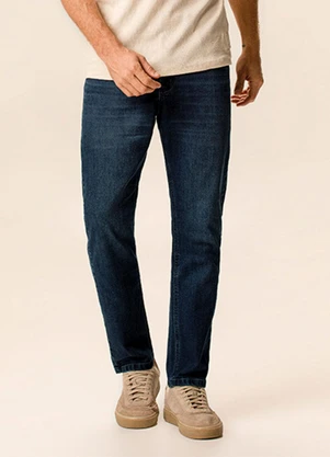 Malwee - Calça Small Slim Jeans Azul Escuro - MALWEE
