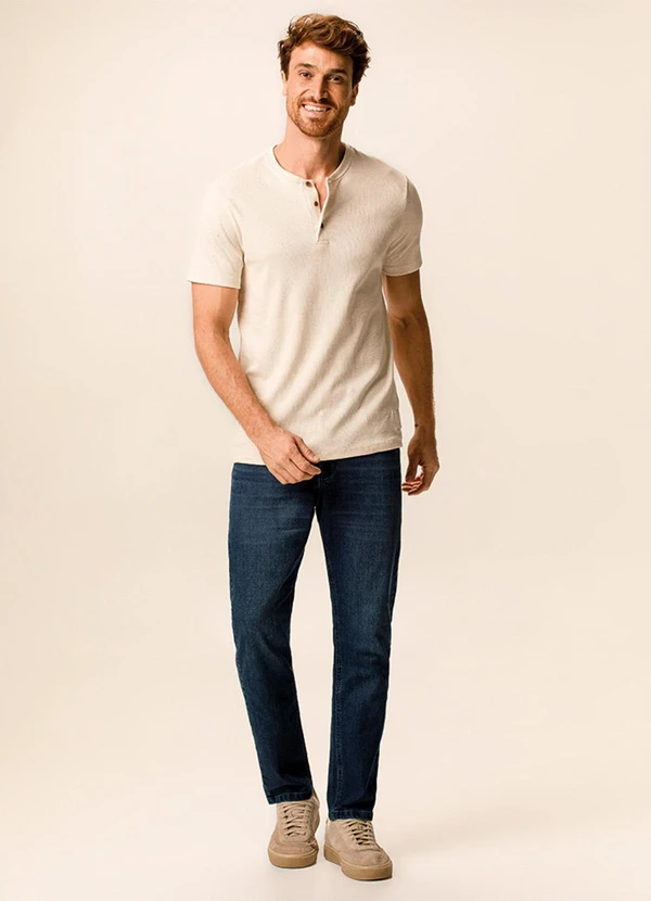 Malwee - Calça Small Slim Jeans Azul Escuro
