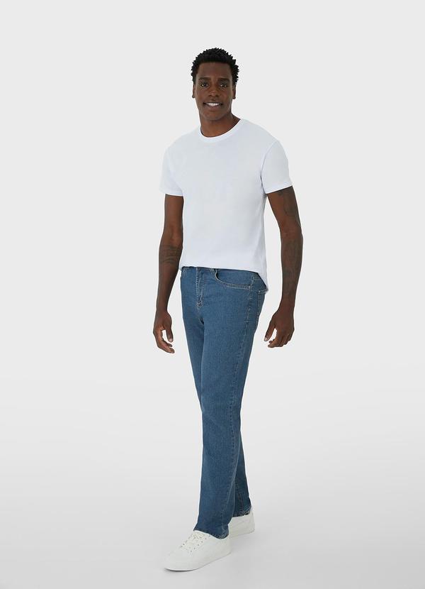 Malwee - Calça Tradicional Jeans Masculina Azul 5