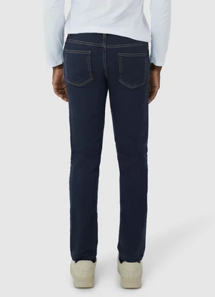 Malwee - Calça Tradicional Jeans Stretch Azul - MALWEE
