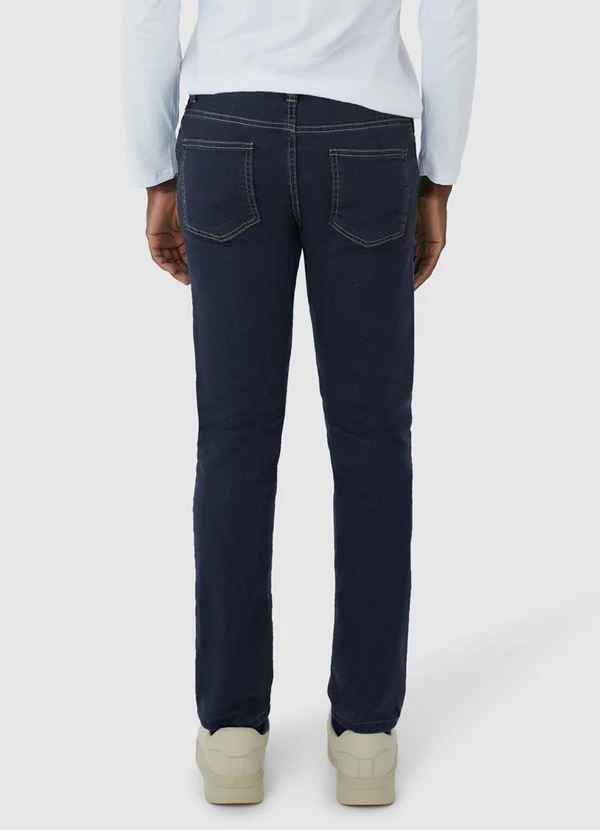 Malwee - Calça Tradicional Jeans Stretch Azul 2