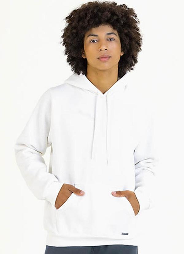 Soft Bonni - Blusão Teen em Moletom Branco