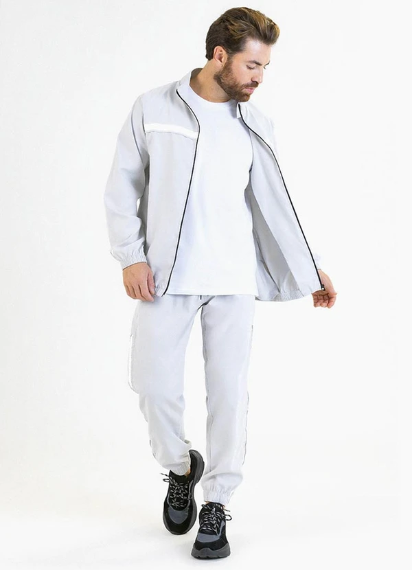 Soft Bonni - Calça Adulto em Microfibra Cargo Branco