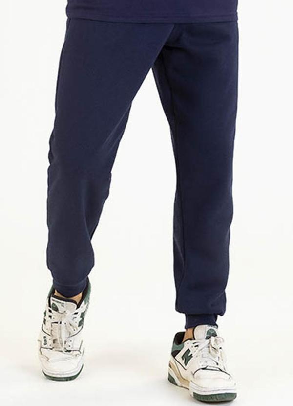 Soft Bonni - Calça Adulto em Moletinho Azul