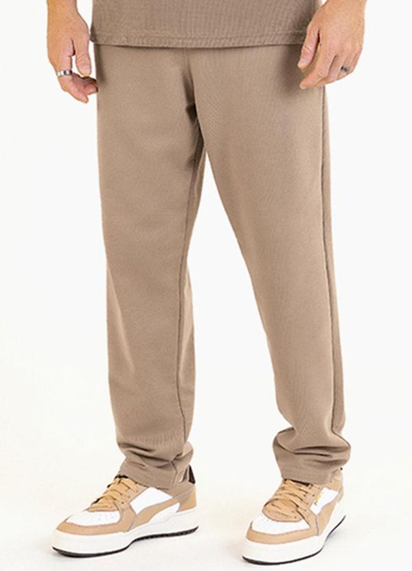 Soft Bonni - Calça Adulto em Moletinho Bege