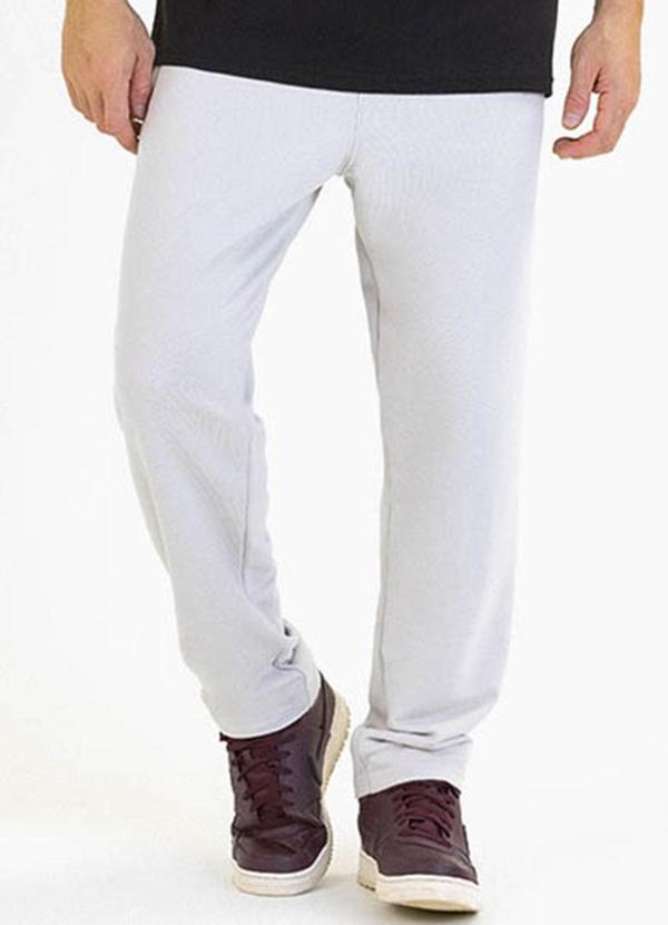 Soft Bonni - Calça Adulto em Moletinho Branco