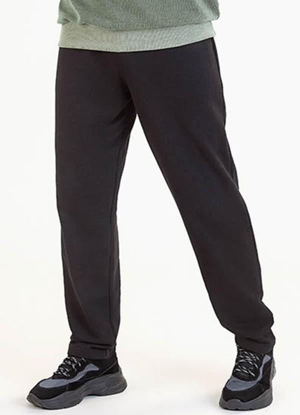 Soft Bonni - Calça Adulto em Moletinho Preto