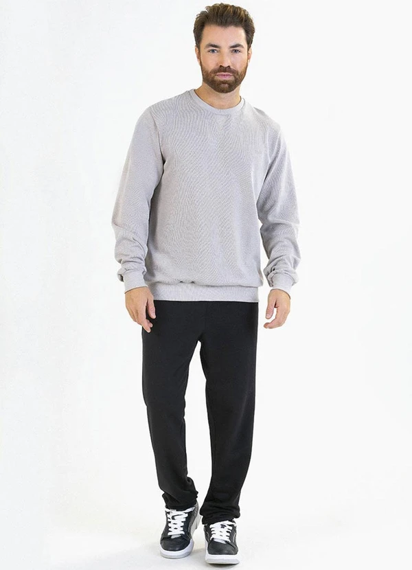 Soft Bonni - Calça Adulto em Moletom Preto 3