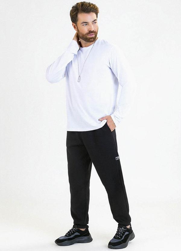 Soft Bonni - Calça Adulto em Moletom Preto 2