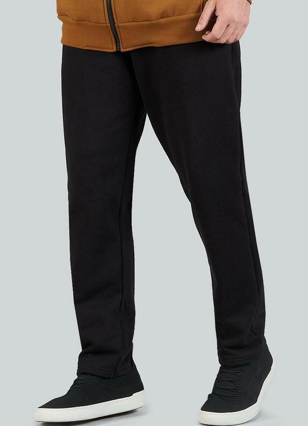 Soft Bonni - Calça Adulto Masculino sem Punho Preto