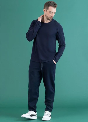 Soft Bonni - Calça Básica Adulto Marinho - SOFT BONNI