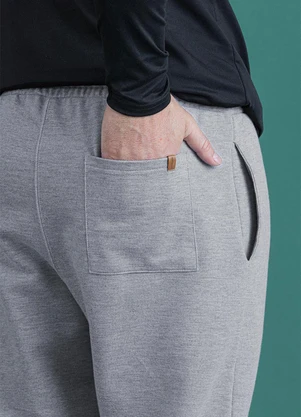 Soft Bonni - Calça Básica Adulto Mescla Claro - SOFT BONNI