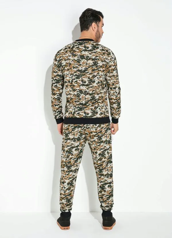 Moda Pop - Calça Camuflada com Bolsos Funcionais 4