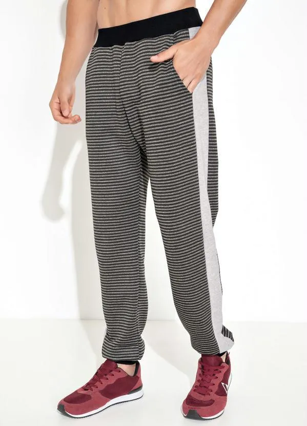 Punho CalÃ§a Da Moda Com Elastico Na Perna Moda Pop Calça Com