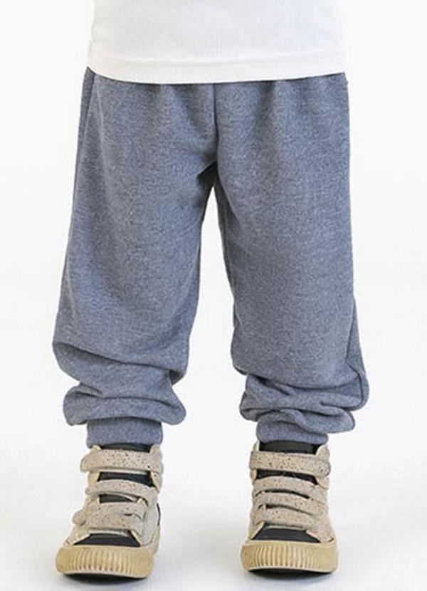 Soft Bonni - Calça em Moletinho Cinza