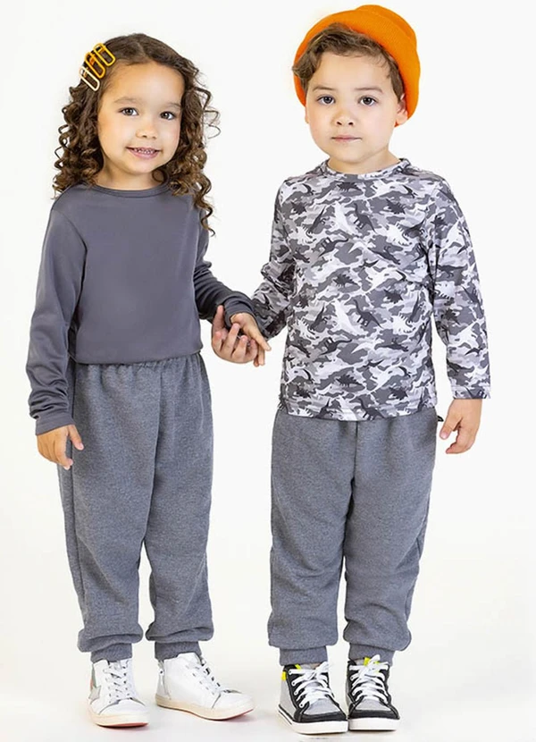 Soft Bonni - Calça em Moletinho Cinza 3