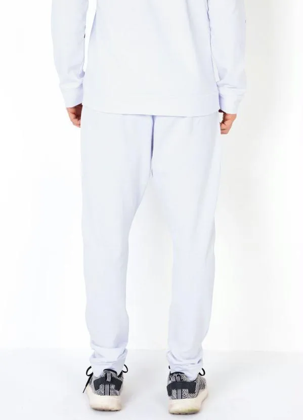 Moda Pop - Calça em Moletinho com Recortes Branca 2