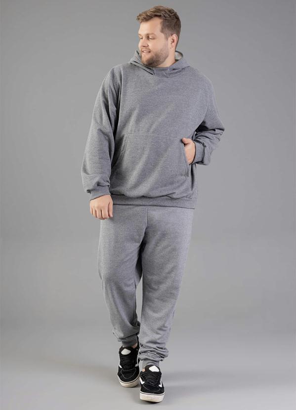 Just Basic - Calça em Moletom Adulto Cinza 3