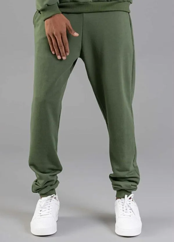 Just Basic Calça em Moletom Adulto Verde