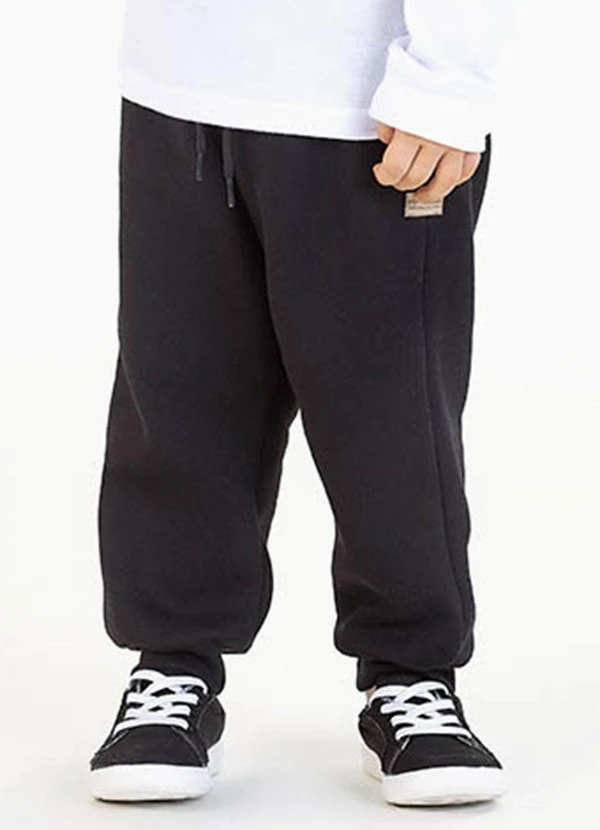 Soft Bonni - Calça em Moletom Preto