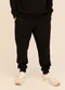 Briard - Calça Jogger Masculina com Punhos Preto - variação: Preto