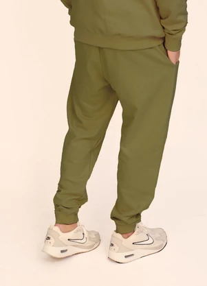Briard - Calça Jogger Masculina com Punhos Verde - BRIARD