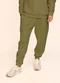 Briard - Calça Jogger Masculina com Punhos Preto - variação: Verde