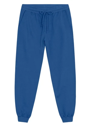 Essendi - Calça Jogger Masculina em Moletom Azul - ESSENDI