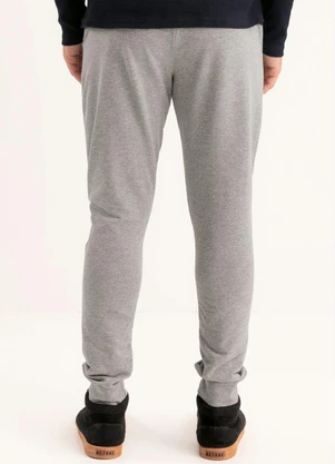 Moda Pop - Calça Jogger Mescla com Bolsos Frontais - MODA POP