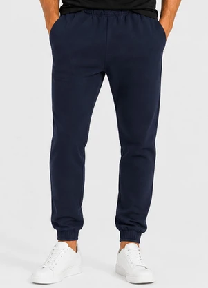 Select - Calça Jooger Masculina Moletom Peluciado Azul - SELECT