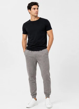 Select - Calça Jooger Masculina Moletom Peluciado Cinza - SELECT