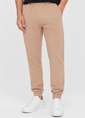Select - Calça Jooger Masculina Moletom Peluciado Marrom - SELECT