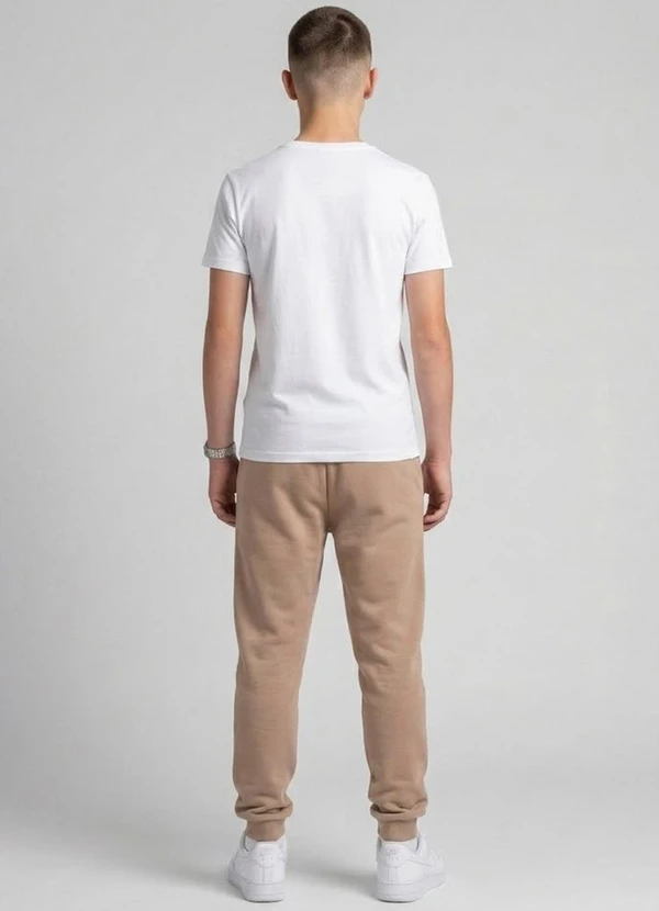 Minty - Calça Juvenil Piquet com Bolsos Marrom 4