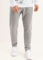 Cala Listrado Cinza com Bolsos