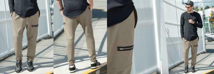 Cala Marrom em Moletinho com Detalhe de Zper