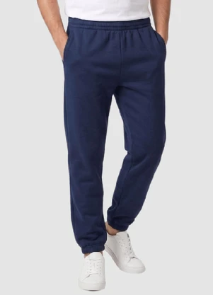 Yends Fashion - Calça Masc Moletom 2 Bolsos  Marinho - YENDS FASHION