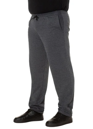 Rovitex - Calça Masculina de Moletom Plus Cinza - ROVITEX