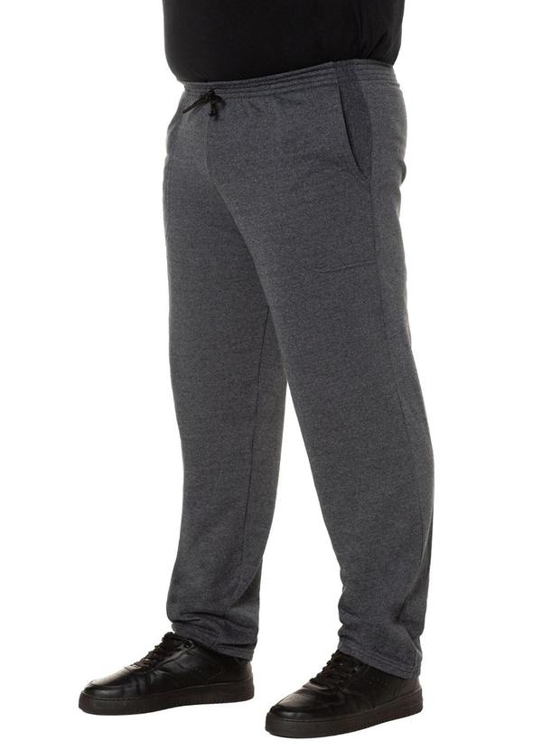 Rovitex - Calça Masculina de Moletom Plus Cinza