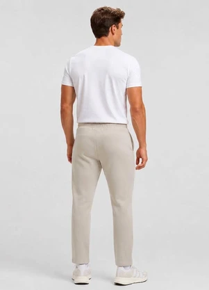 Veev - Calça Masculina em Malha Meomotion Bege - VEEV