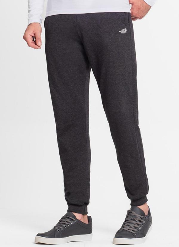 Diametro - Calça Masculina em Moletinho Preto