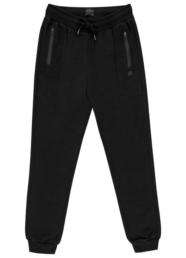 Diametro - Calça Masculina em Moletinho Preto